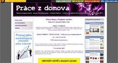 Desktop Screenshot of prace-doma.majestat.cz