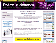 Tablet Screenshot of prace-doma.majestat.cz