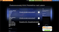 Desktop Screenshot of kvh-predmerice.majestat.cz